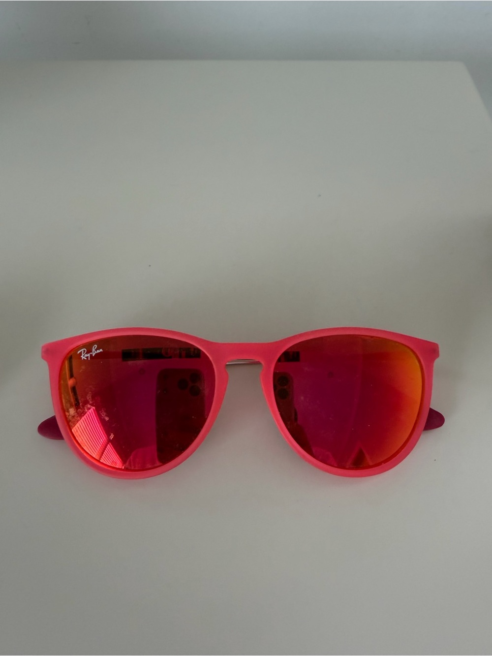 Ray-Ban Kids Pink Frame with Pink Mirrored Lenses